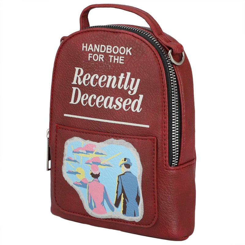 Bio World Beetlejuice Classic Movie Recently Deceased Book Mini Backpack One Size Fits Most Wristlet - Image 2